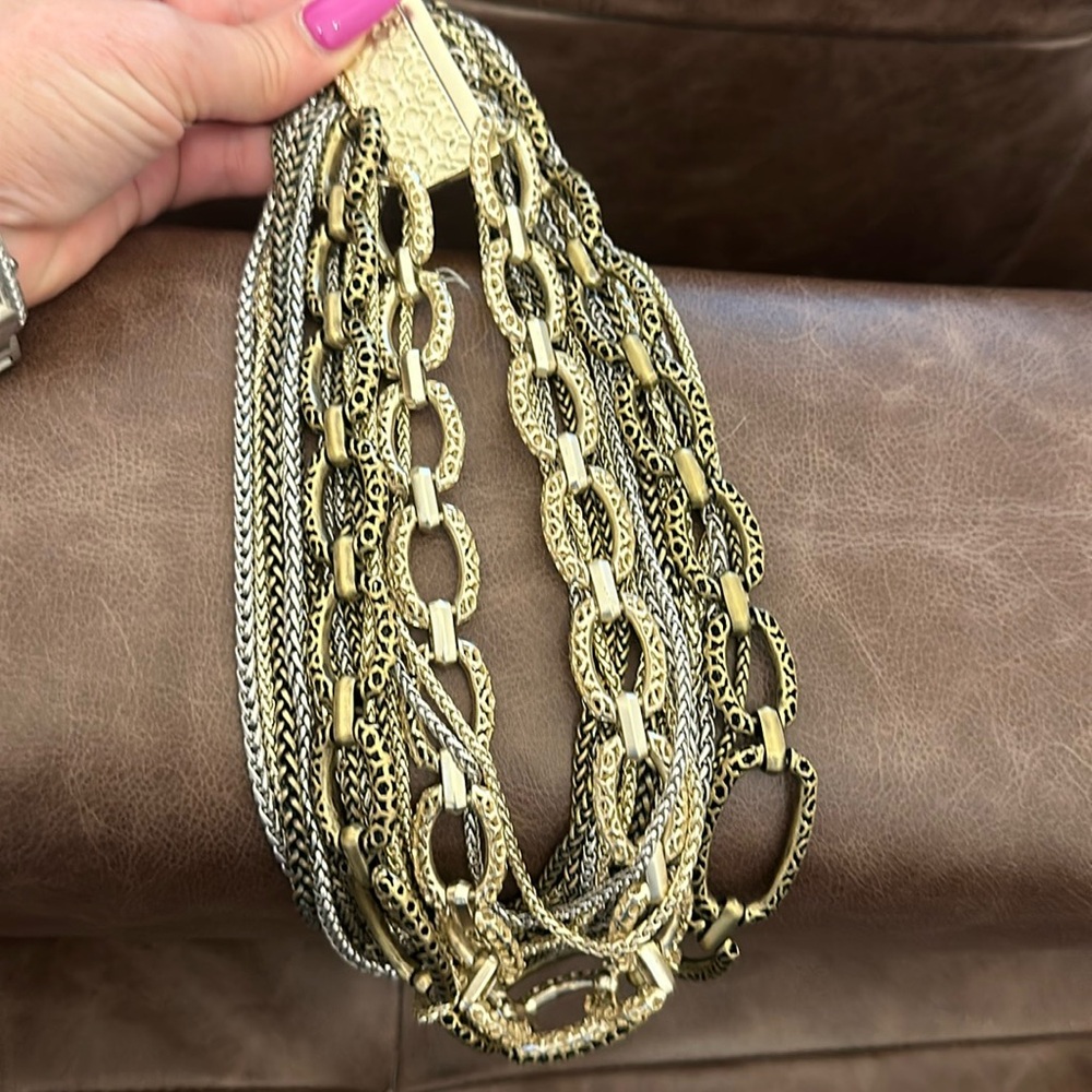 Kendra Scott mixed metals necklace